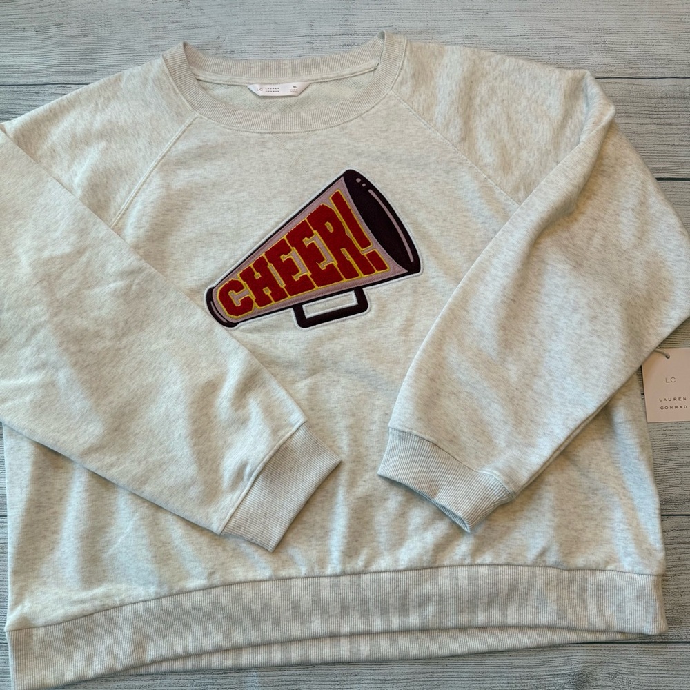LC Lauren Conrad CHEER Sweatshirt